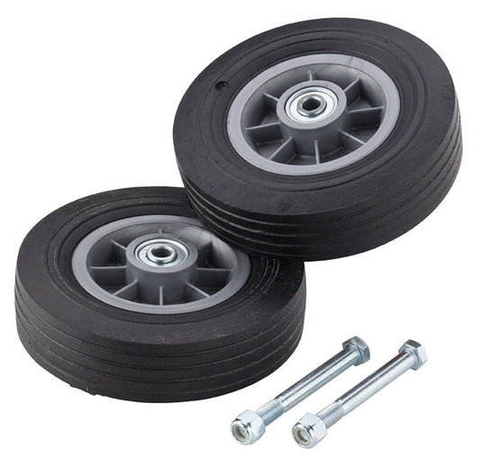 8" Solid Rubber Tires with Bolts