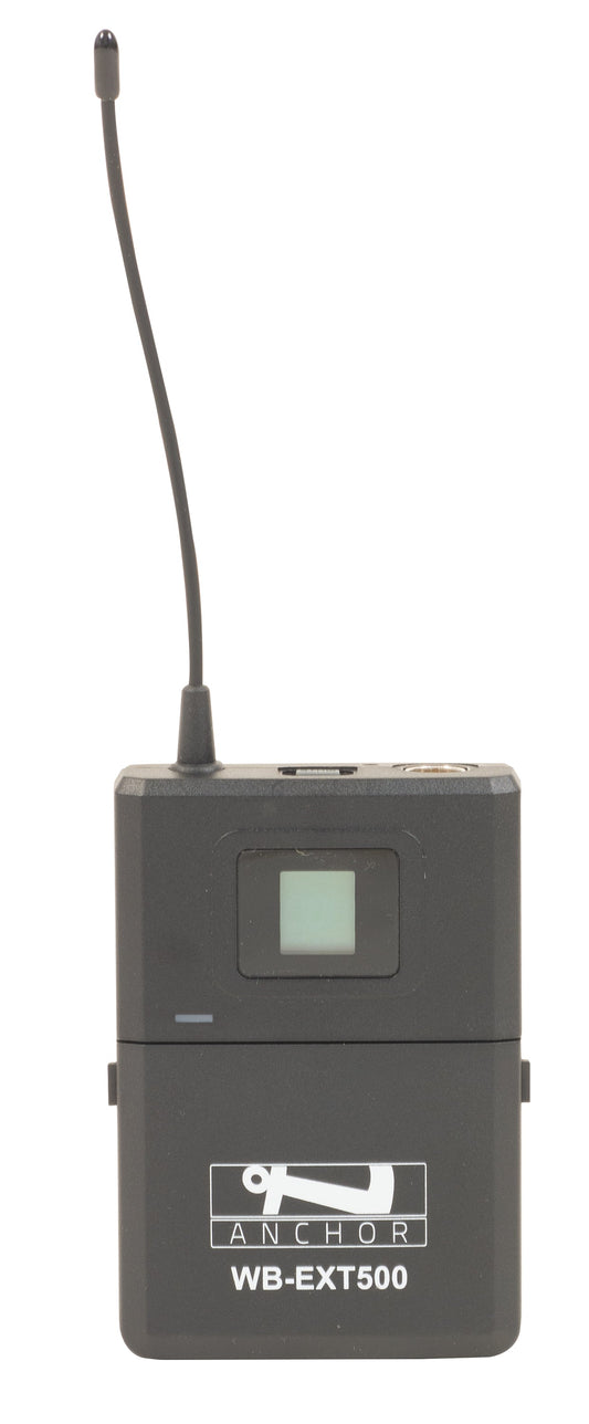 Wireless belt pack transmitter (for  UHF-EXT500 series: 540 - 570 MHz)