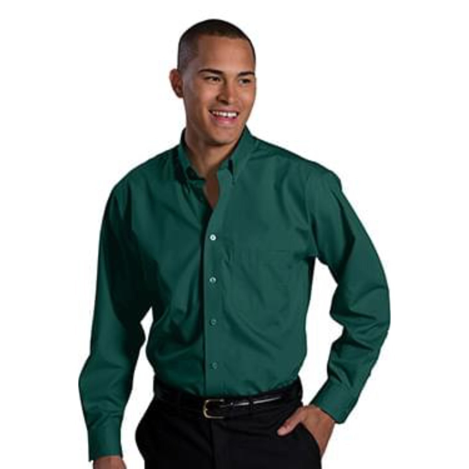 Edwards Men's Long Sleeve Banded Collar Shirt