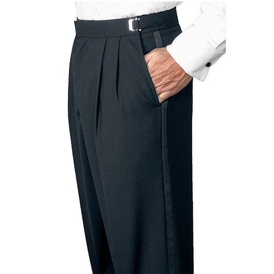 Double Pleated Tuxedo Pant - Mens & Boys