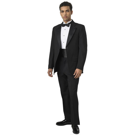 1-Button Notch Lapel Tuxedo Coat- Mens & Boys