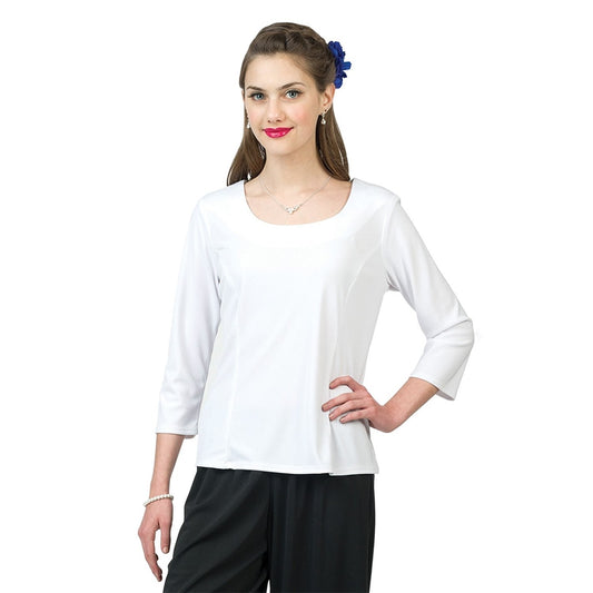 Carrie Scoop Neckline Blouse