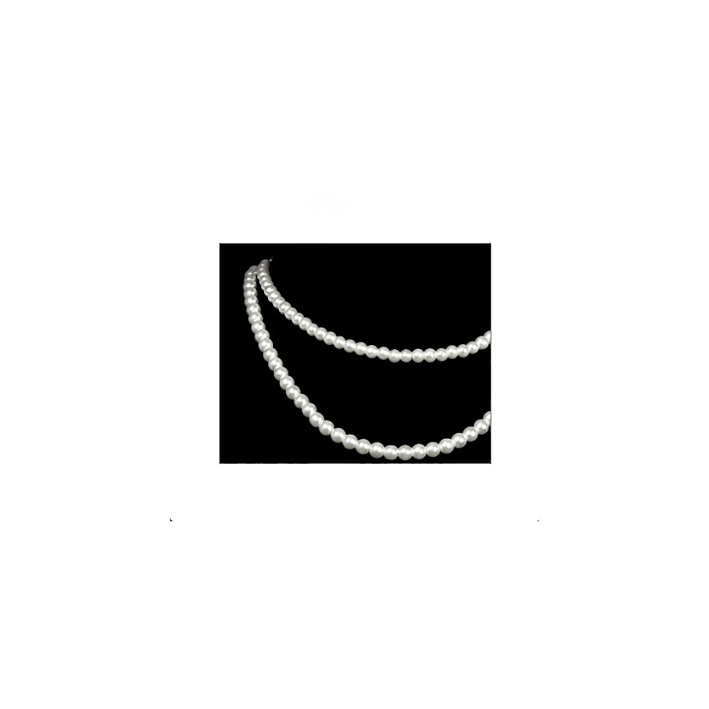 Double Strung Pearl Necklace