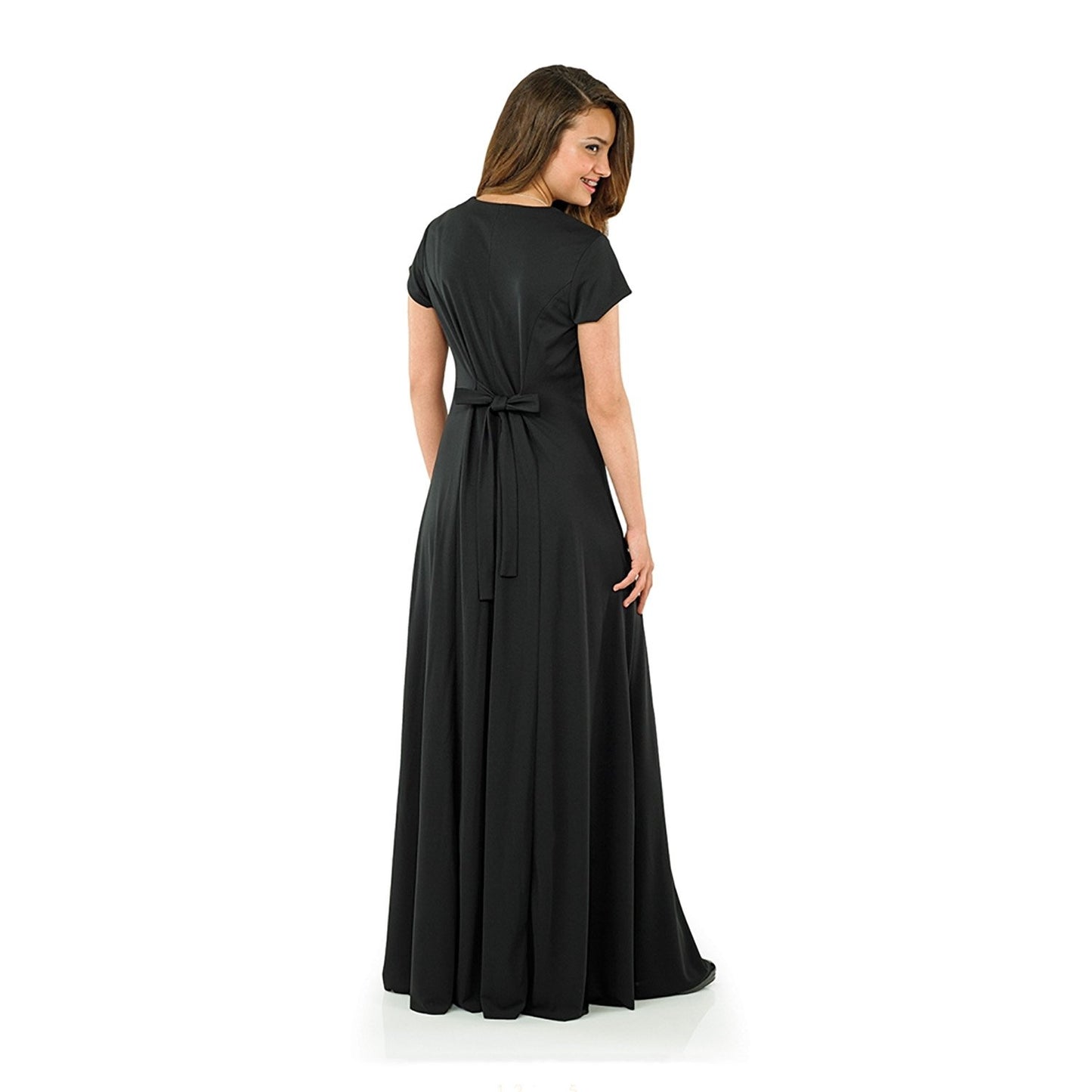 Melissa Dress - Heart Shaped Neckline Short Sleeve (Adult & Youth)
