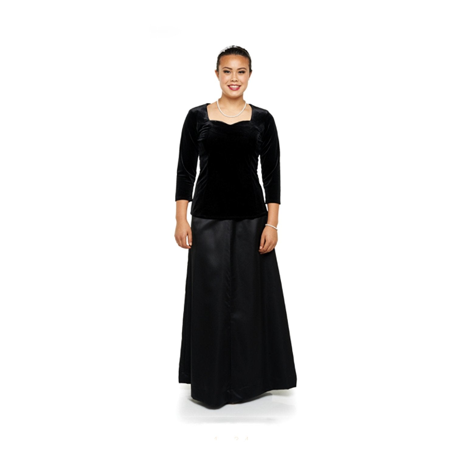 Rosalena Floor Length Satin Concert Skirt Band-Mart/Choir-Mart Rosalena Floor Length Satin Concert Skirt Band-Mart/Choir-Mart