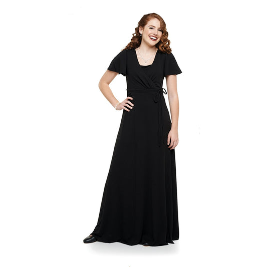 Sophia Crossover Empire Waist Dress