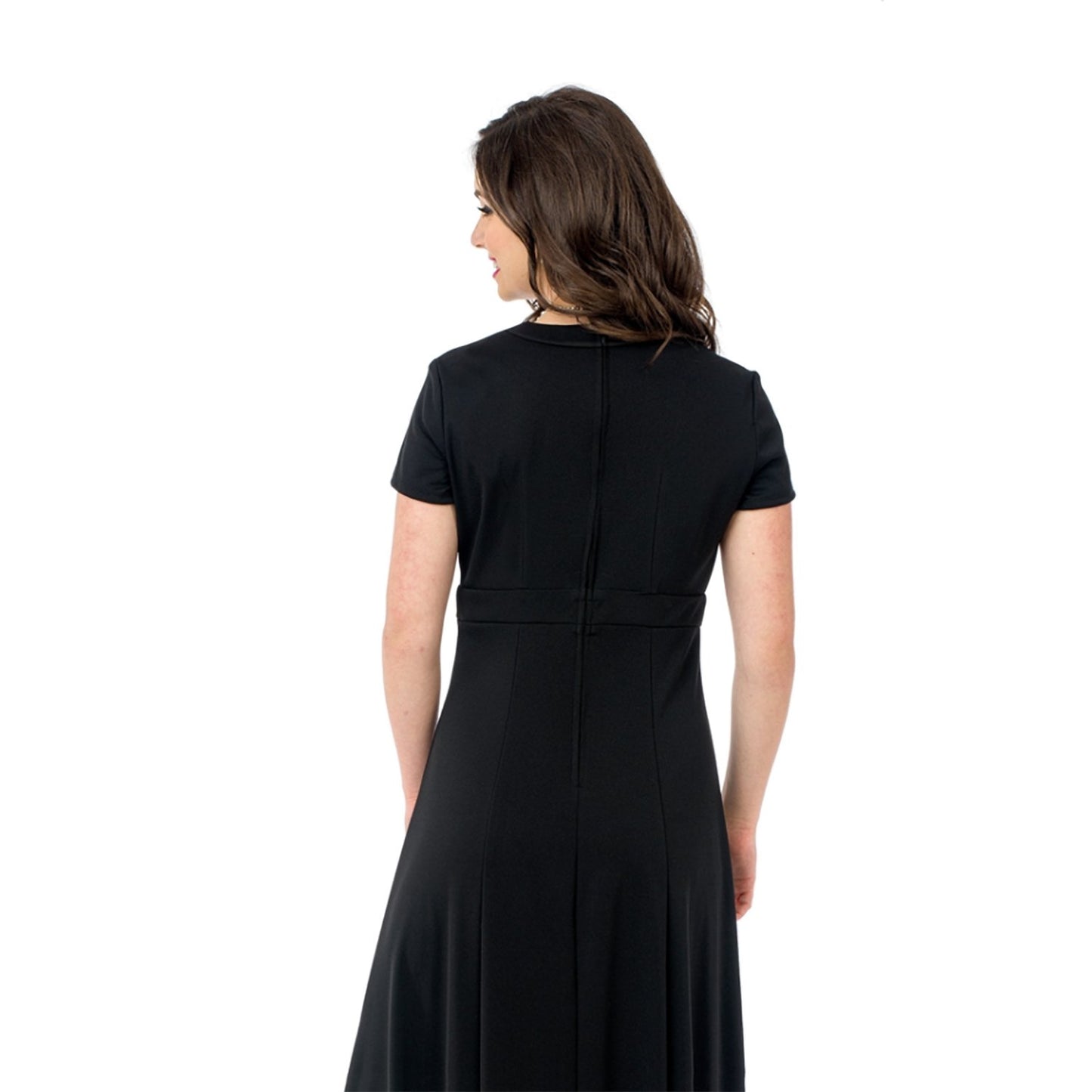 Tori Crew V-Notch Neckline Swing Dress (Adult & Youth)