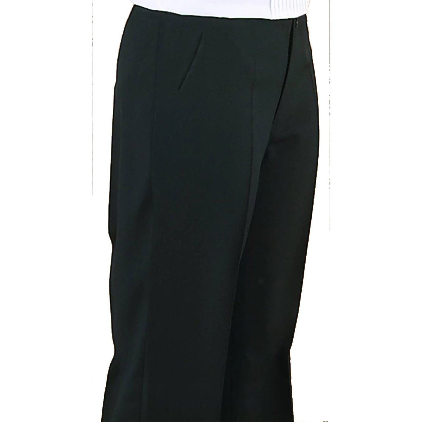 Ladies Plain Front/Comfort Waist