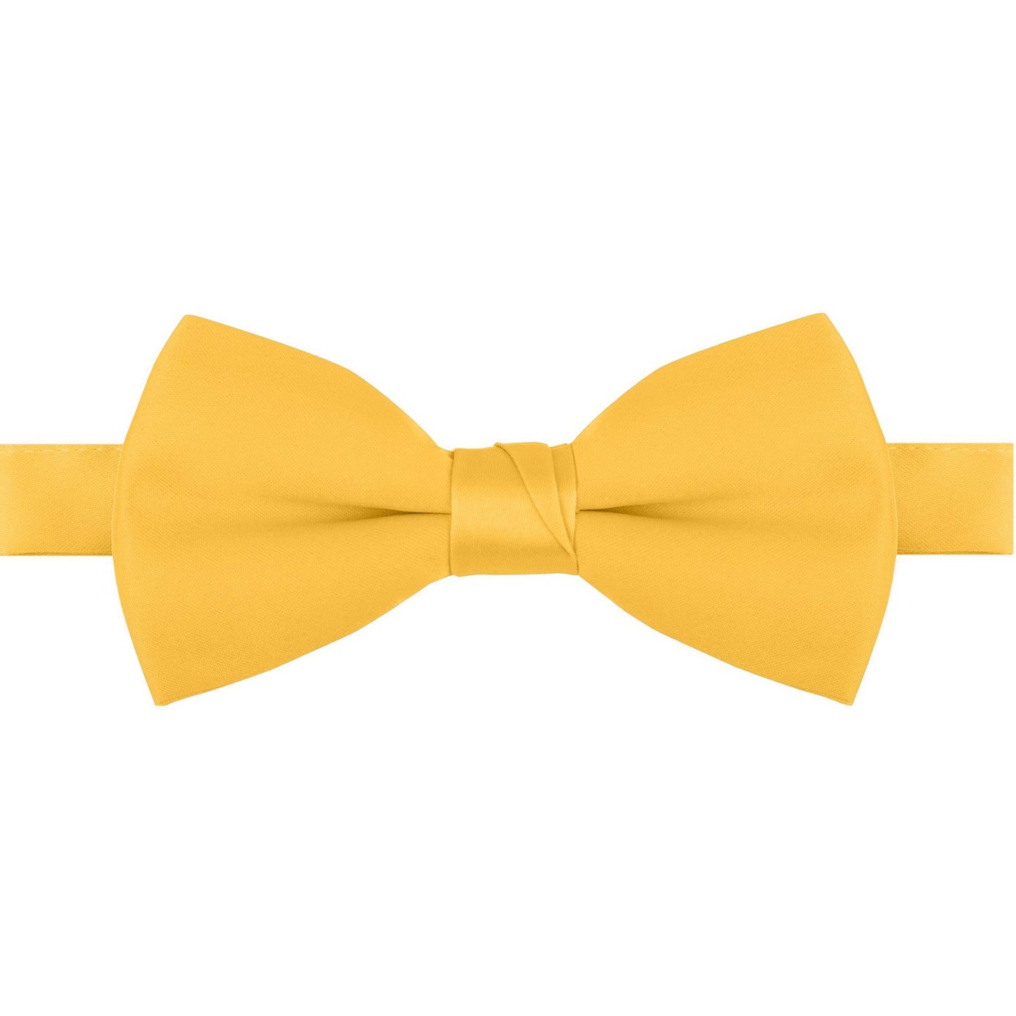 Polyester Satin Bow Tie - Banded or Clip-On - 26 Colors