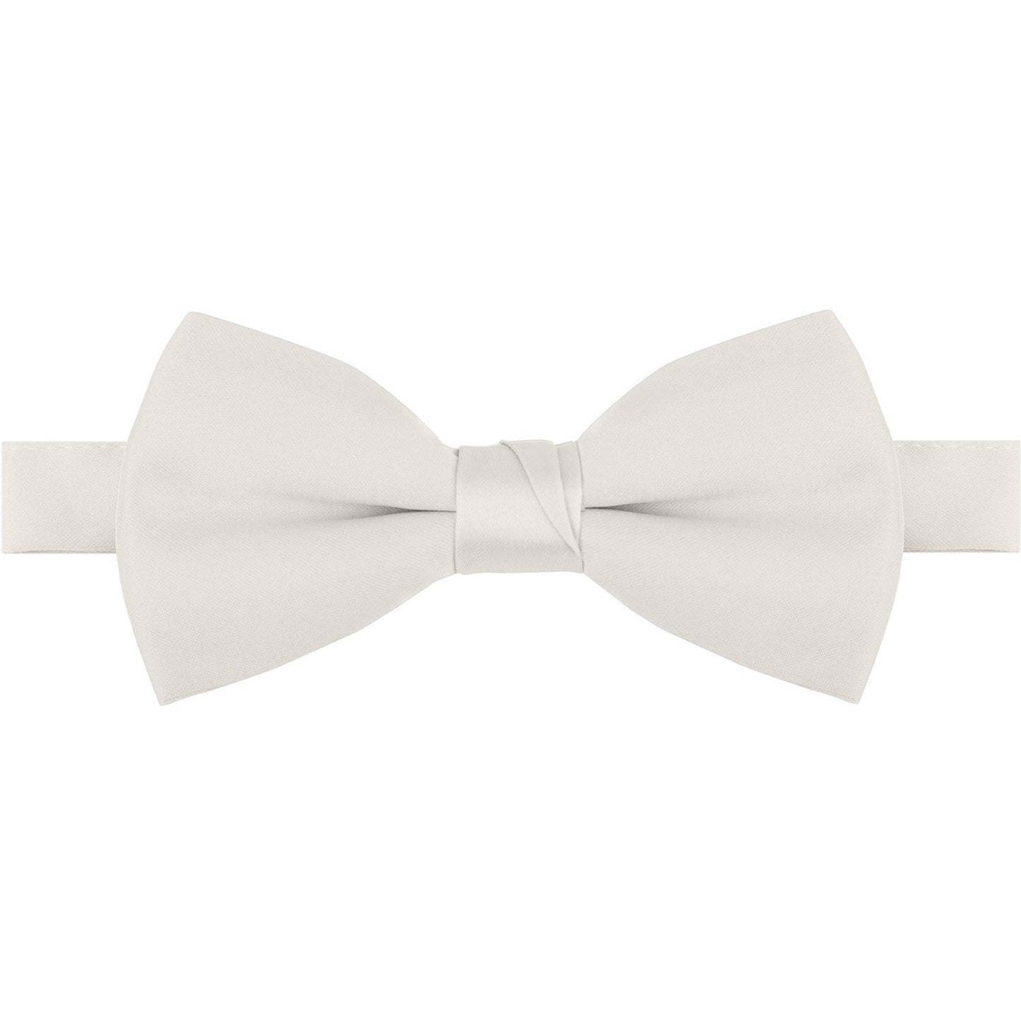 Polyester Satin Bow Tie - Banded or Clip-On - 26 Colors