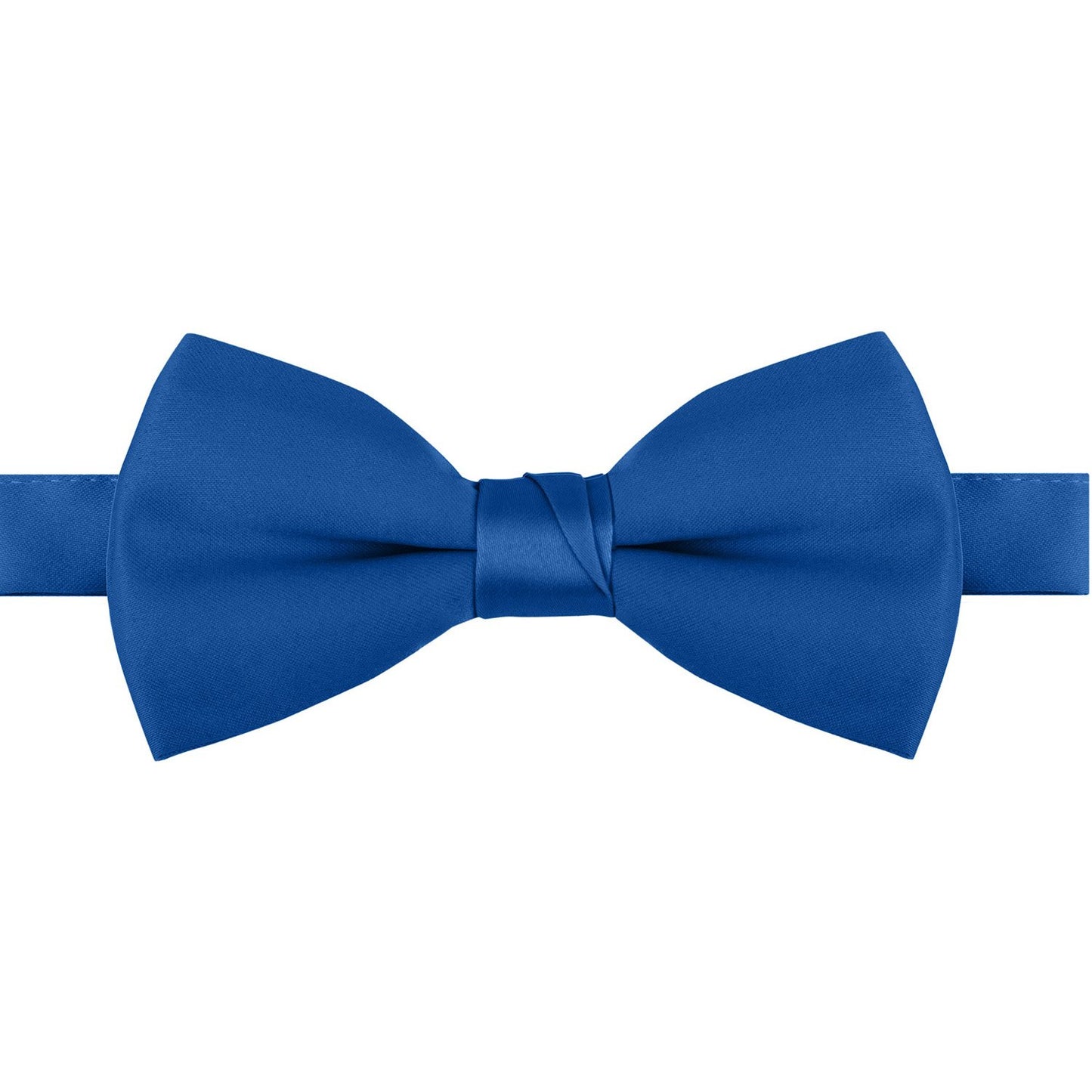 Polyester Satin Bow Tie - Banded or Clip-On - 26 Colors