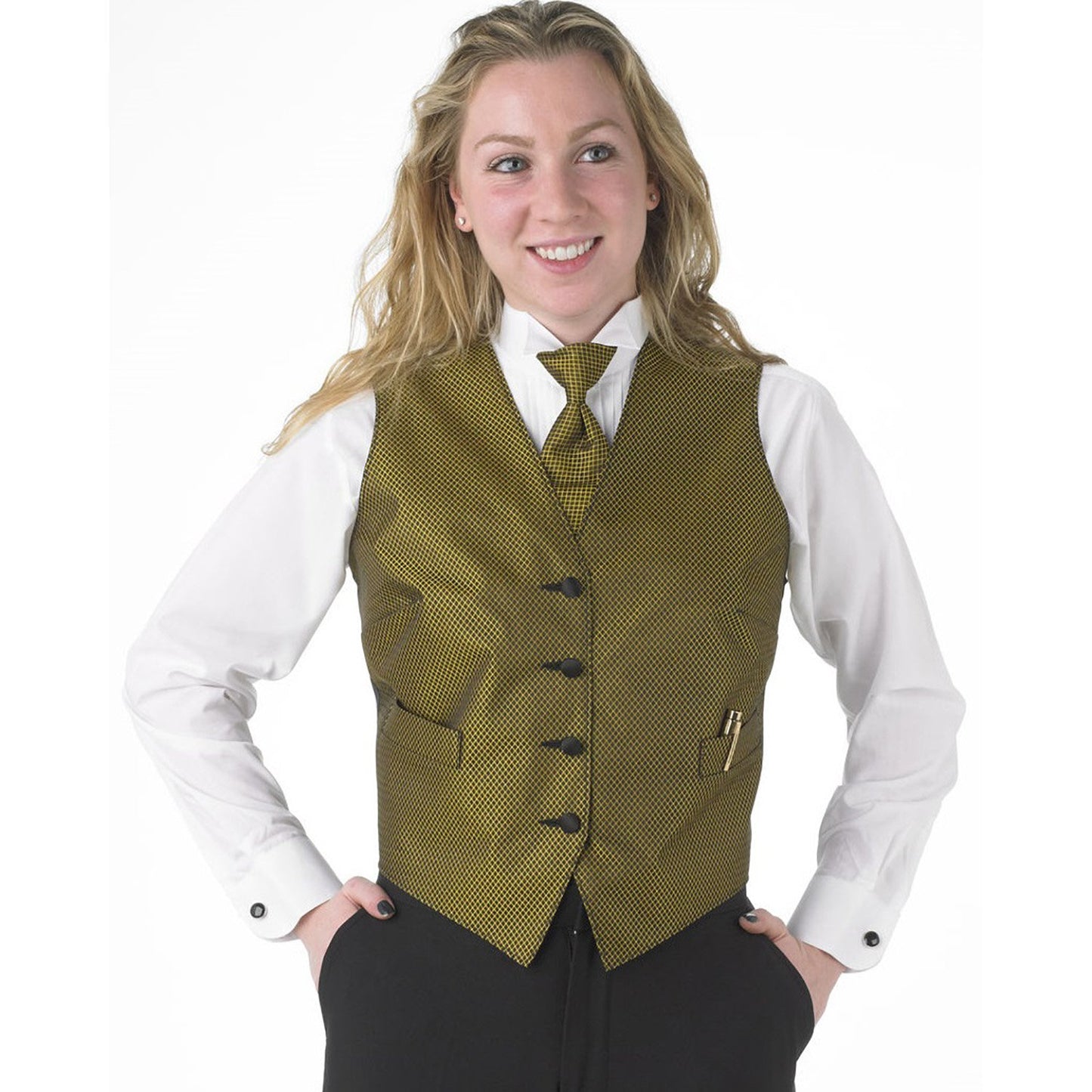 Ladies Full Back Vest- different fabrics & colors