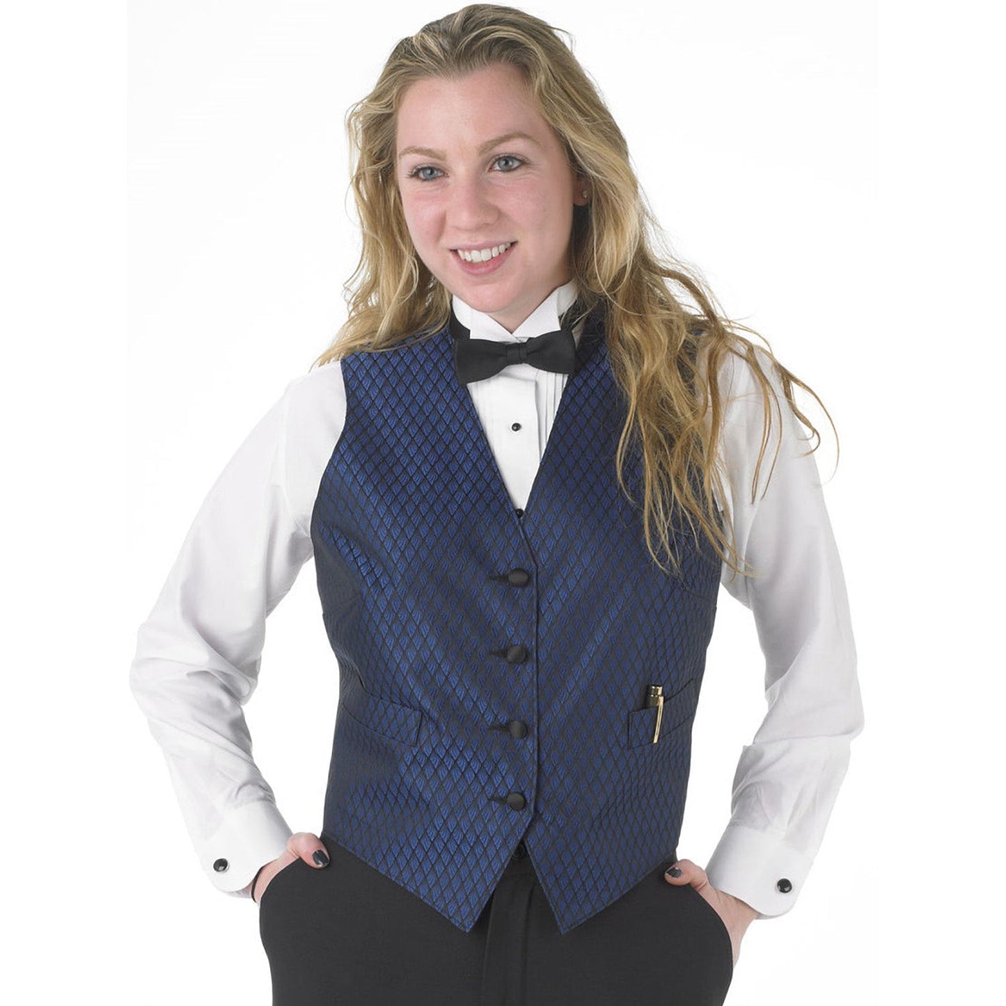 Ladies Full Back Vest- Diamond Leaf