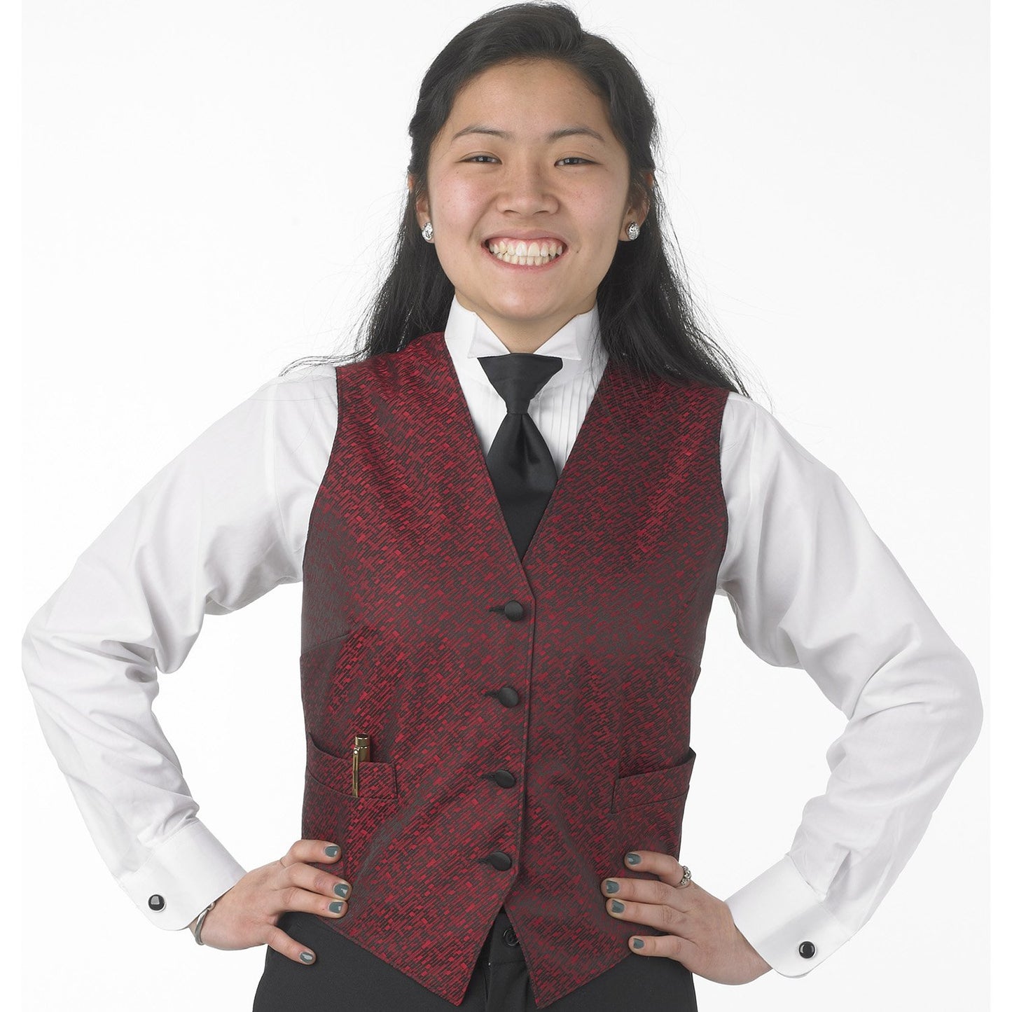 Ladies Full Back Vest- different fabrics & colors