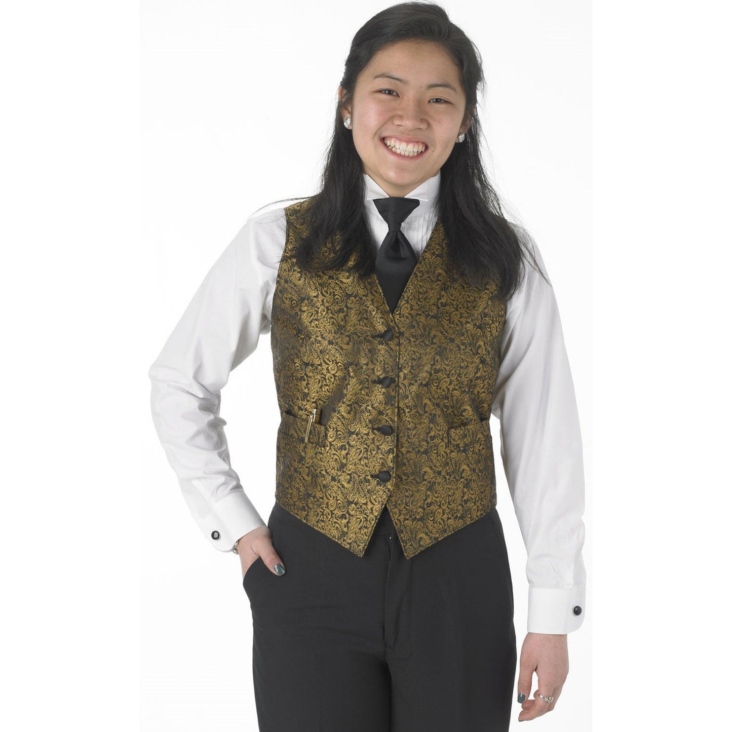 Ladies Full Back Vest- different fabrics & colors