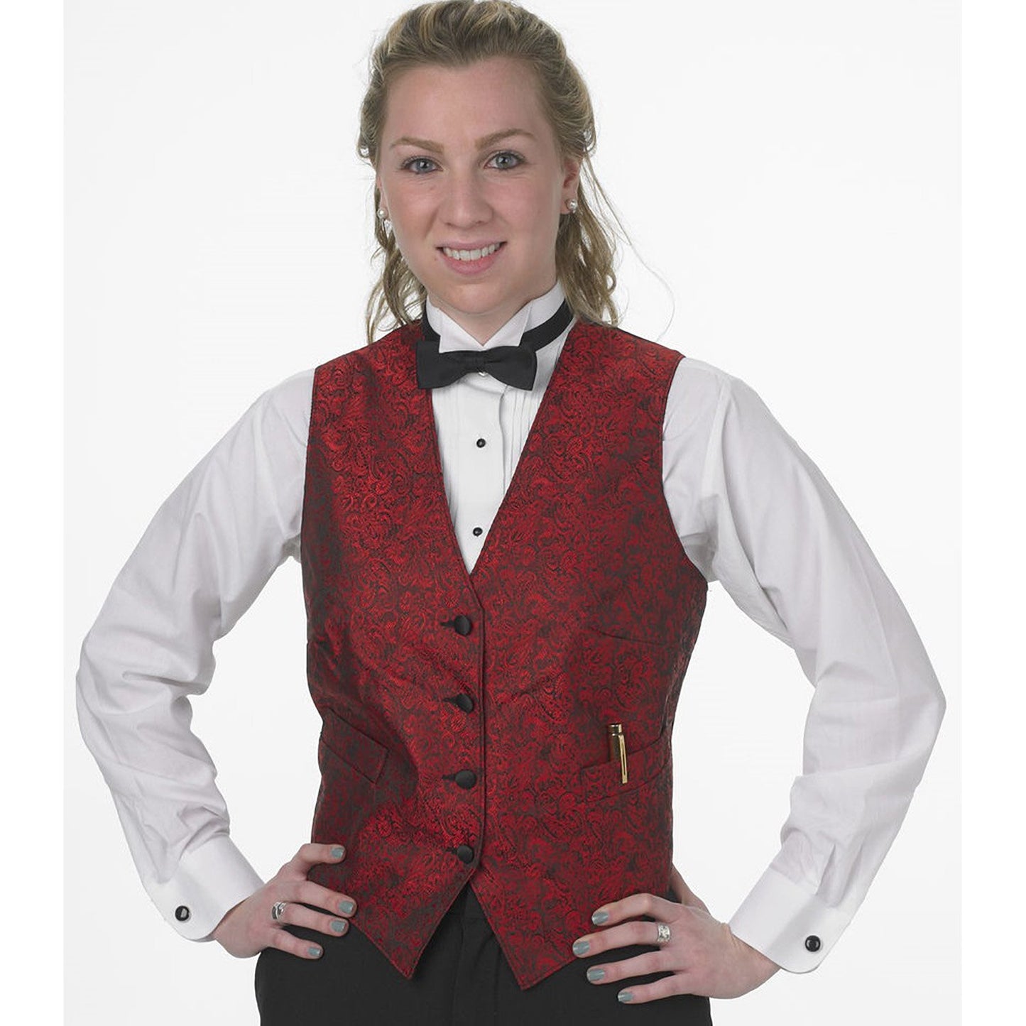 Ladies Full Back Vest- different fabrics & colors