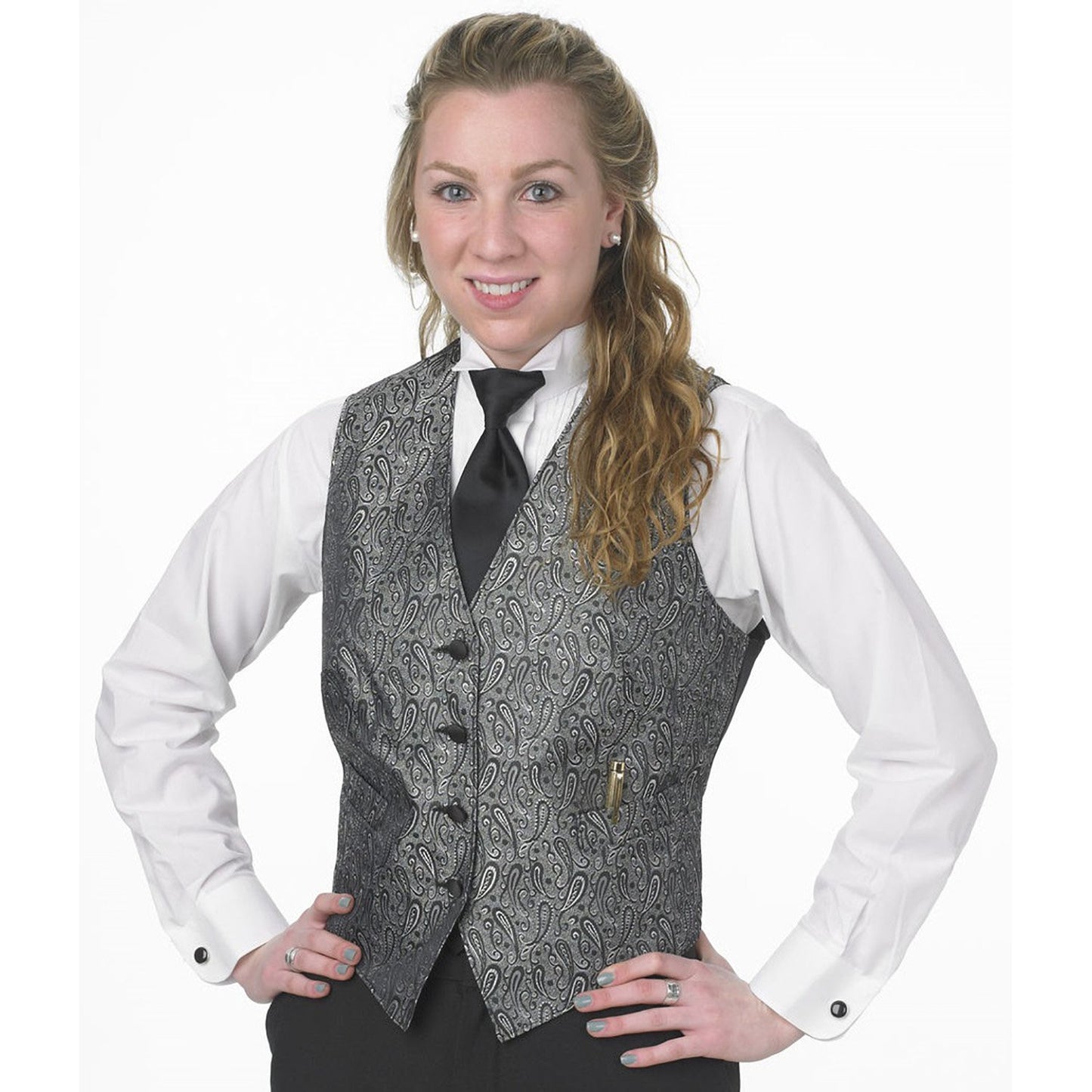 Ladies Full Back Vest- different fabrics & colors