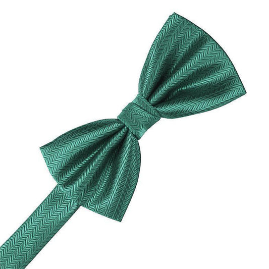 Herringbone Pre-Tied Bow Tie