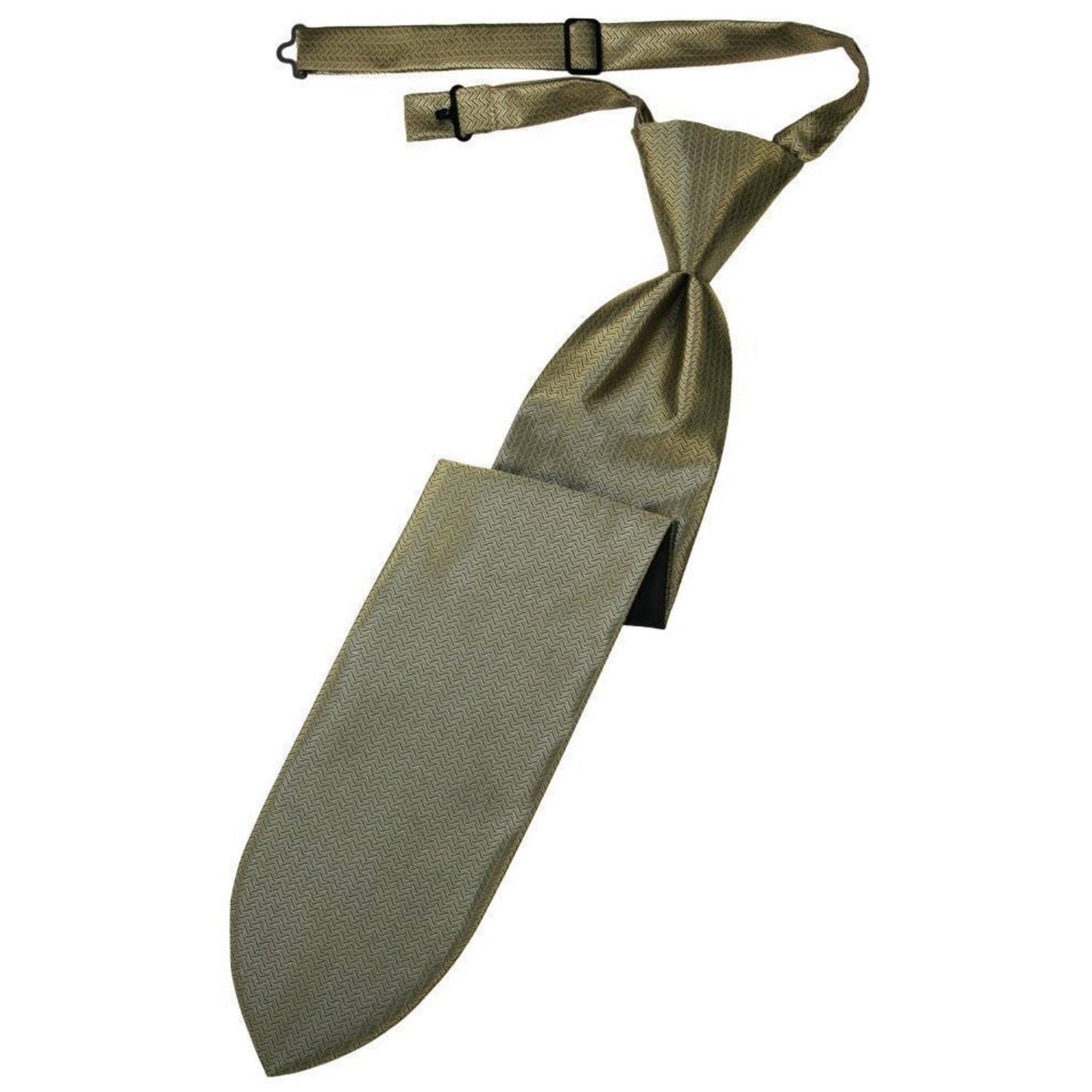 Herringbone Pre-Tied Necktie