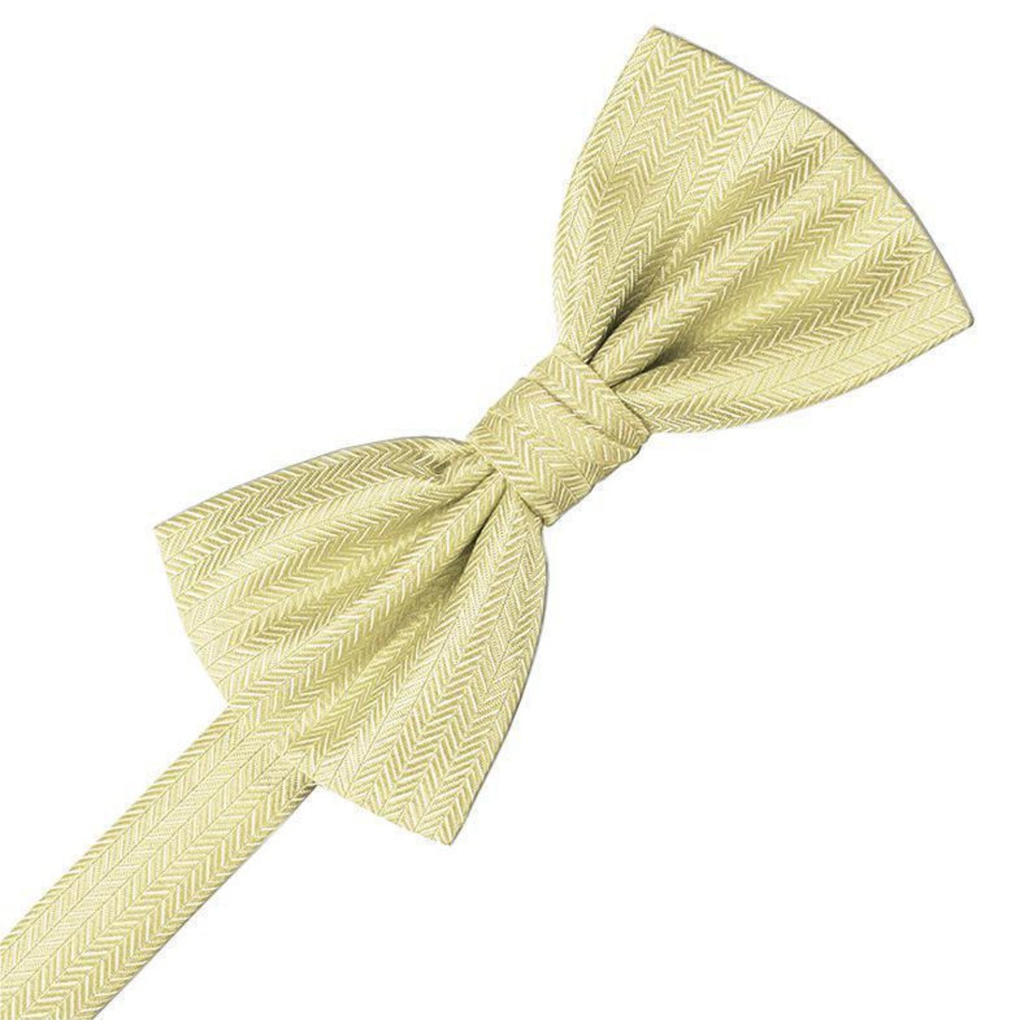 Herringbone Pre-Tied Bow Tie