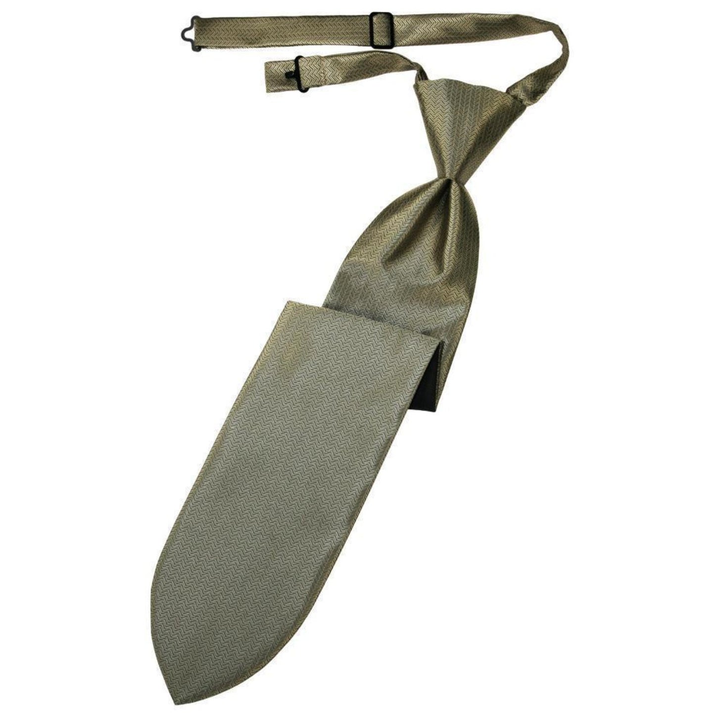 Herringbone Pre-Tied Necktie