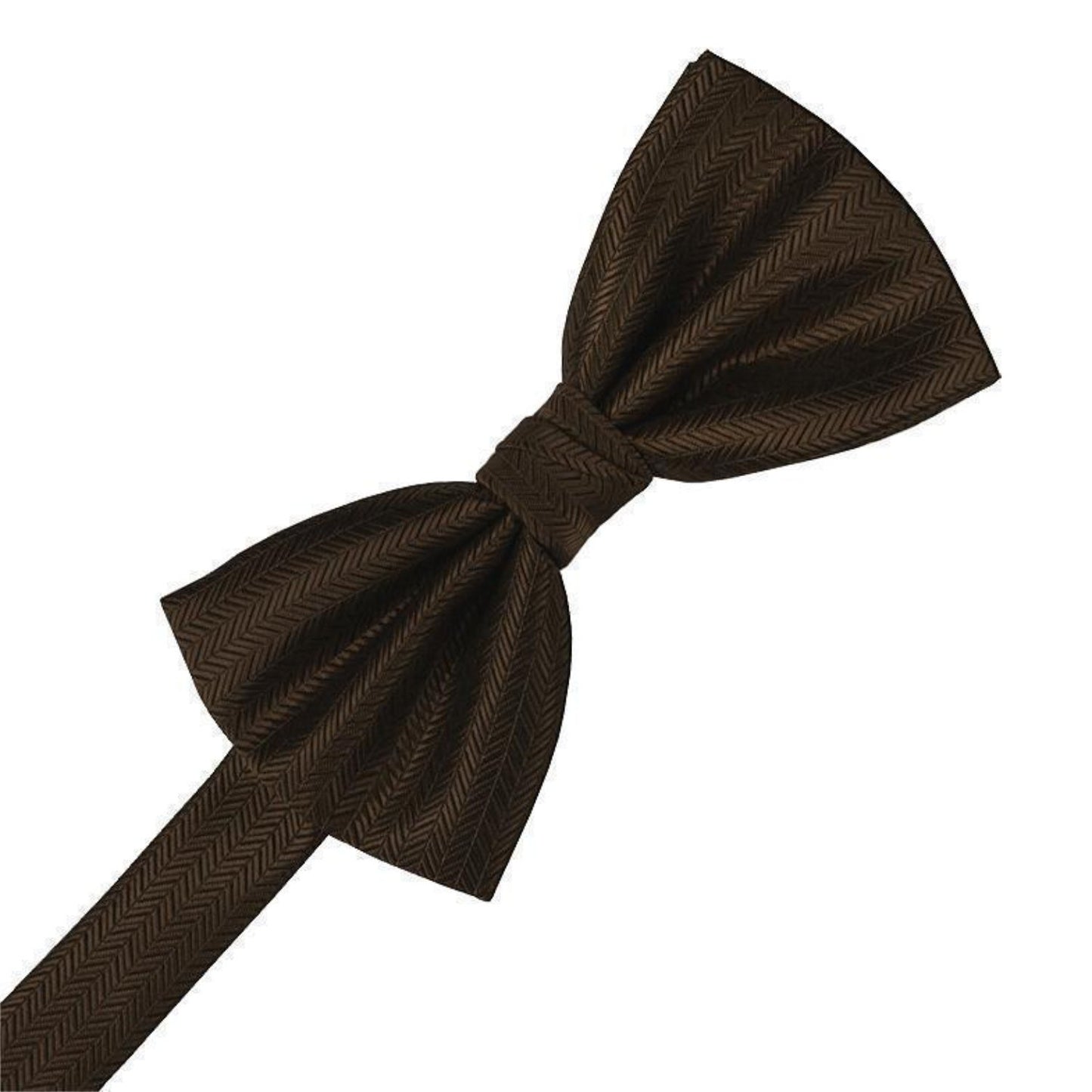 Herringbone Pre-Tied Bow Tie