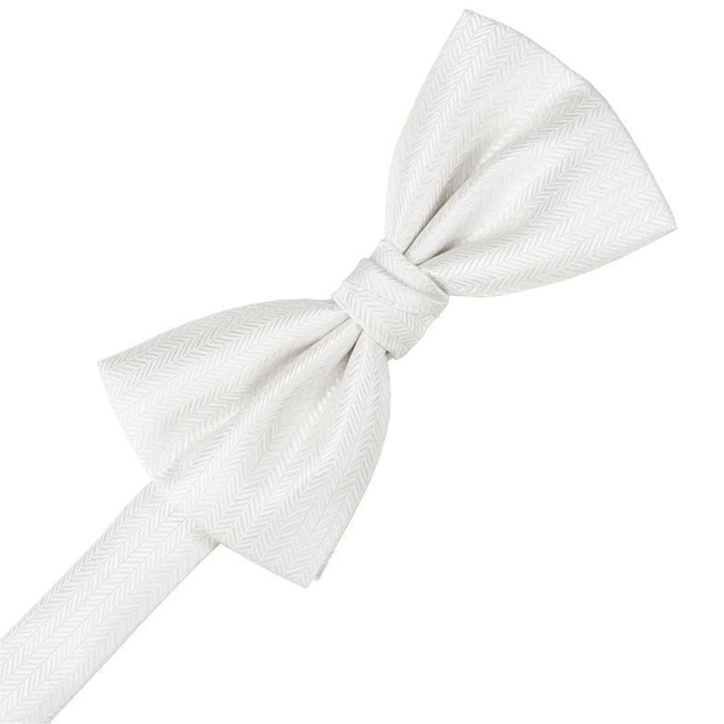Herringbone Pre-Tied Bow Tie