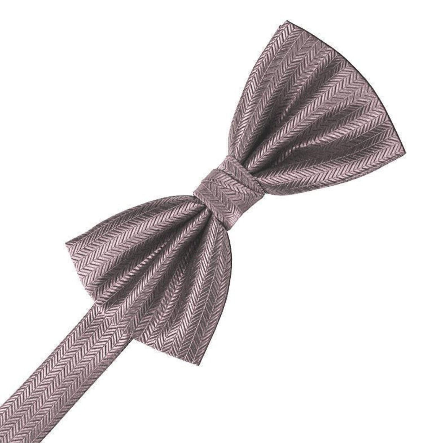 Herringbone Pre-Tied Bow Tie