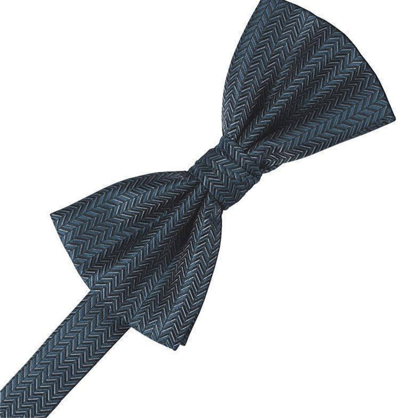 Herringbone Pre-Tied Bow Tie