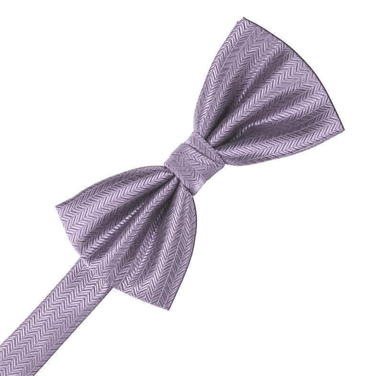 Herringbone Pre-Tied Bow Tie