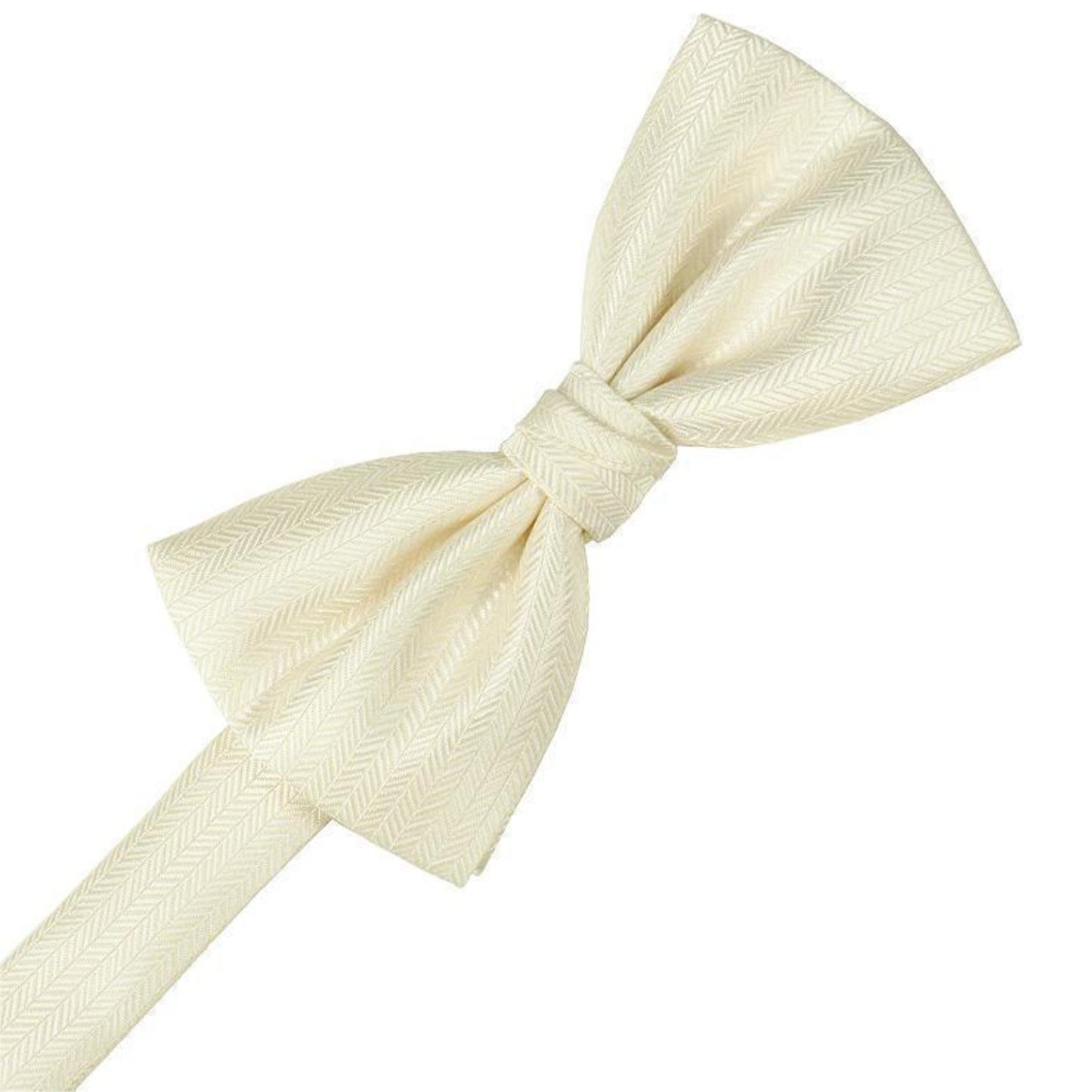 Herringbone Pre-Tied Bow Tie