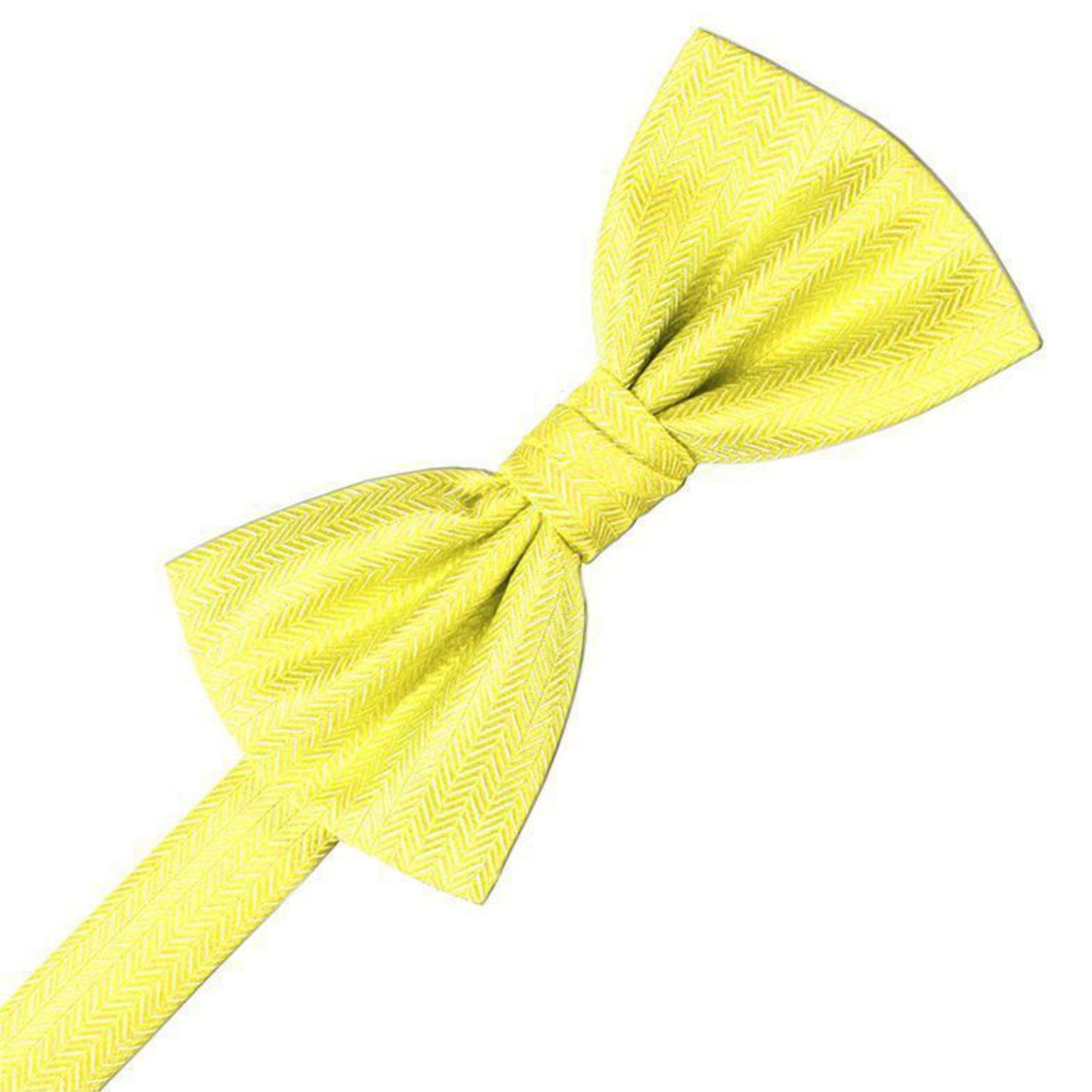 Herringbone Pre-Tied Bow Tie