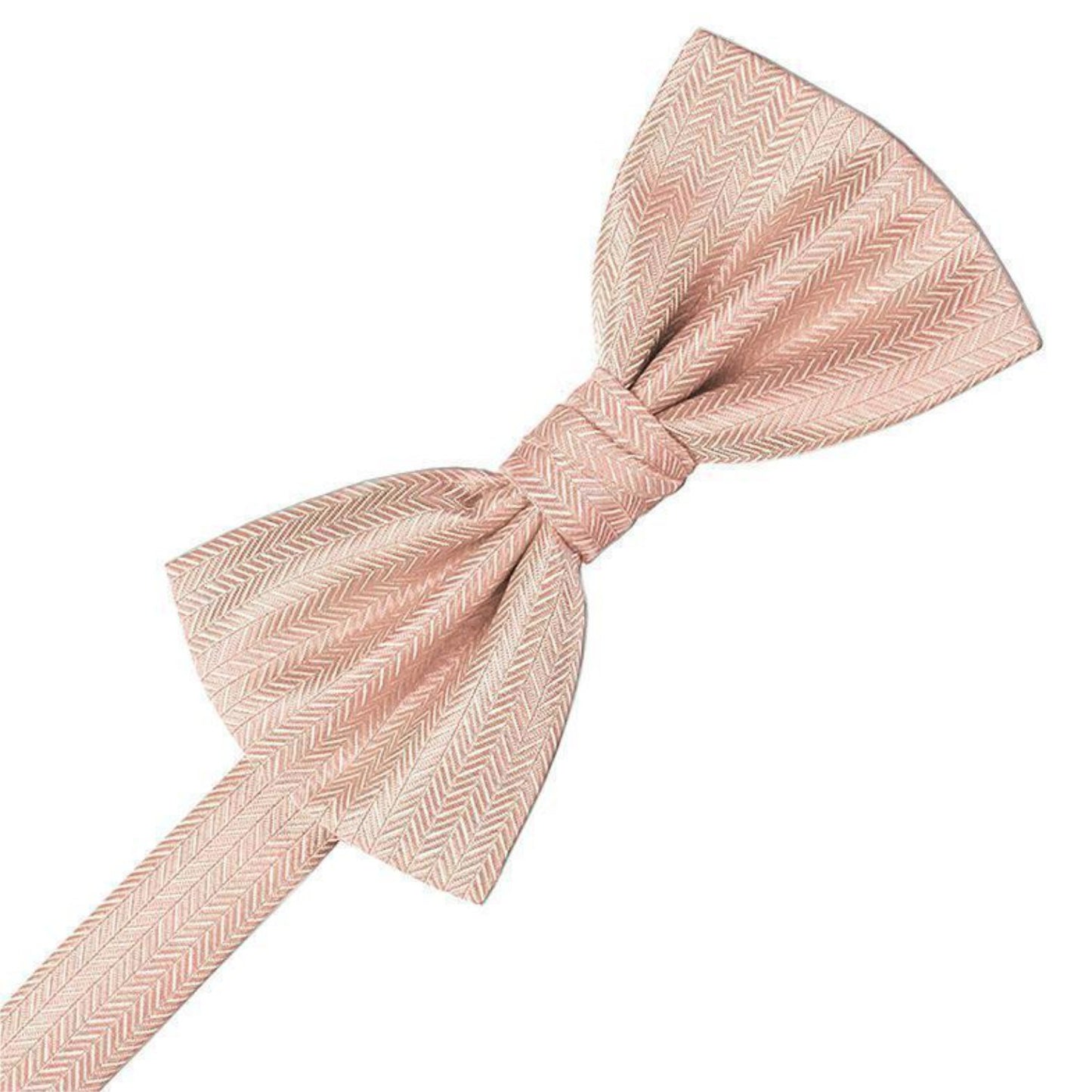 Herringbone Pre-Tied Bow Tie