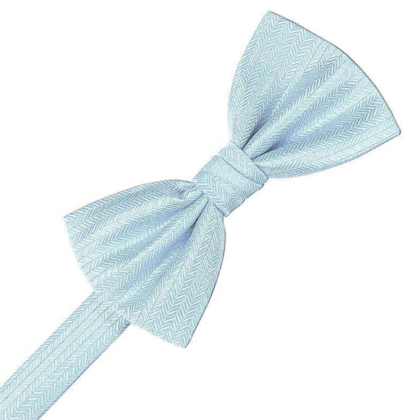 Herringbone Pre-Tied Bow Tie