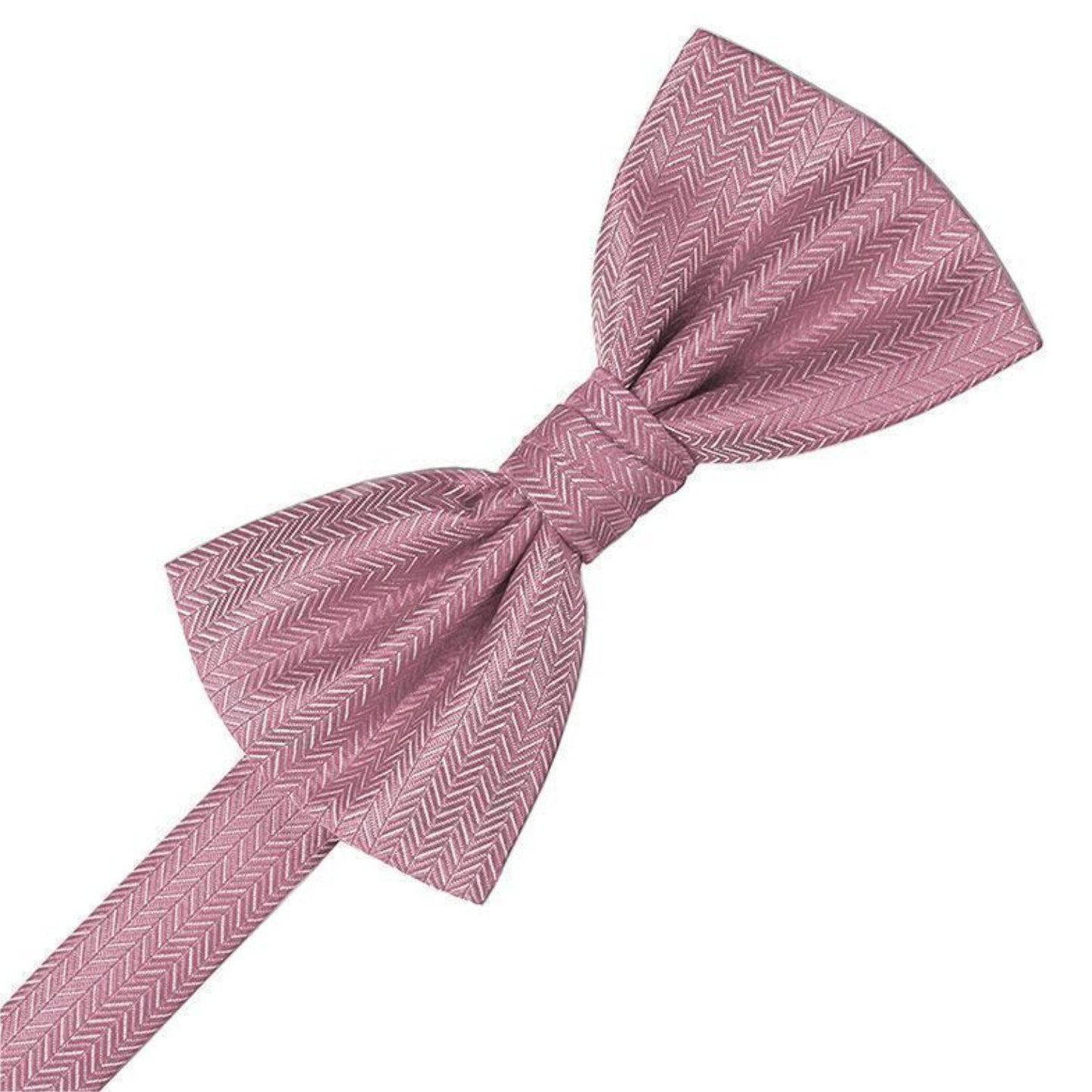 Herringbone Pre-Tied Bow Tie