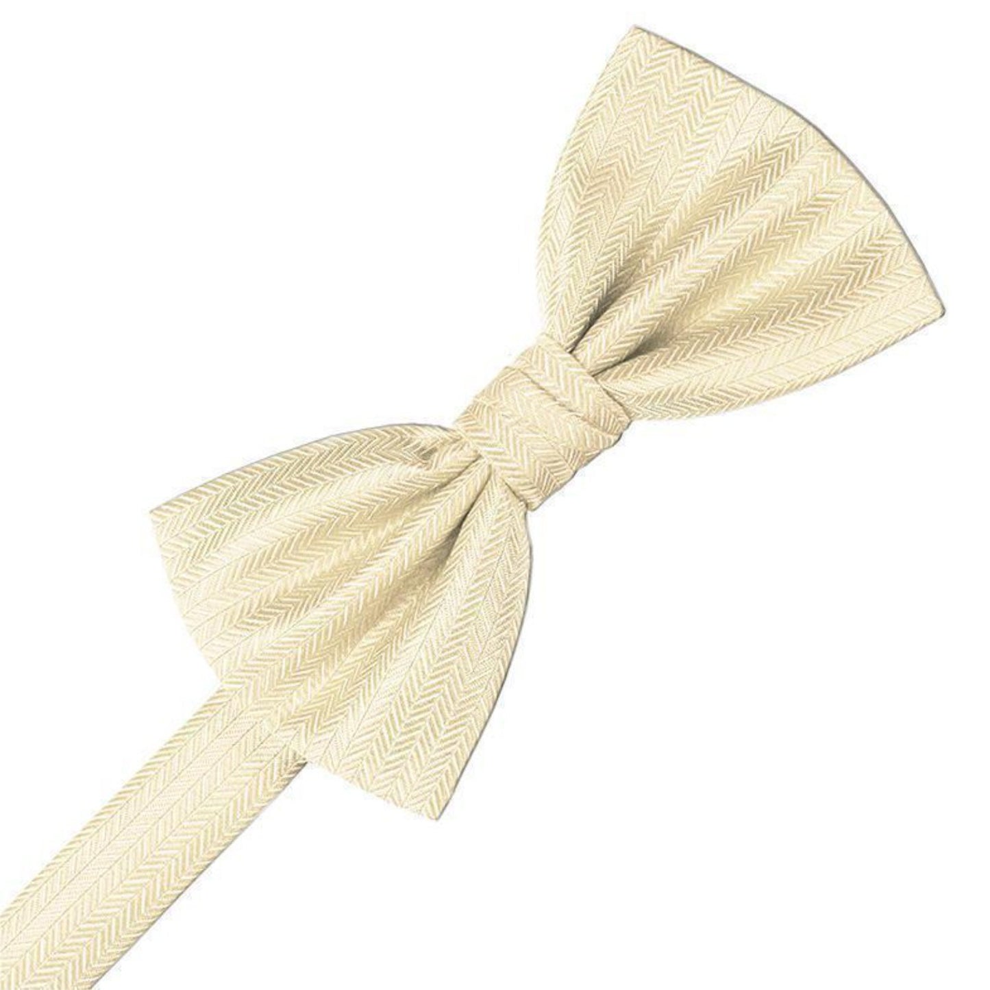 Herringbone Pre-Tied Bow Tie