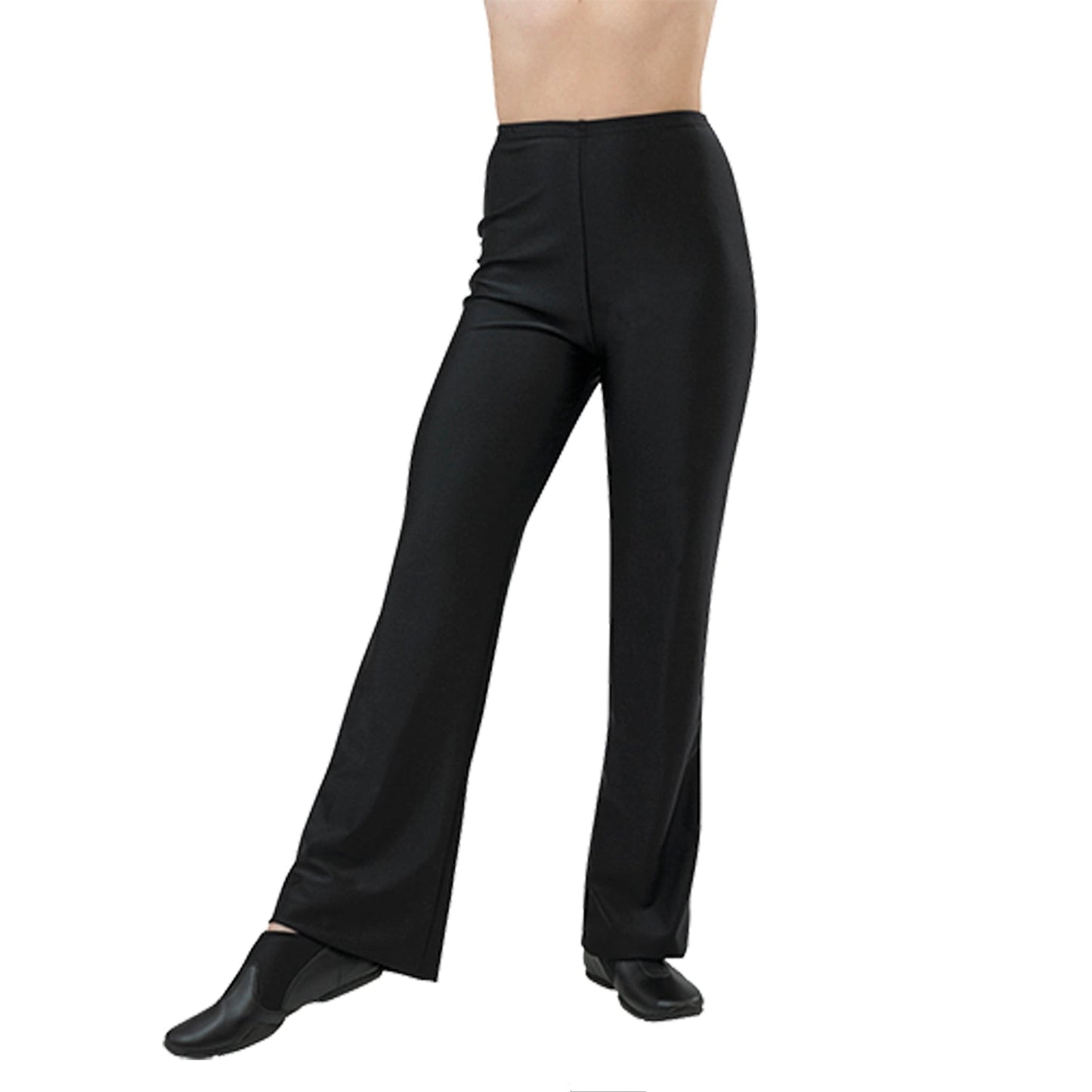 Black Flare Pant in Spandex