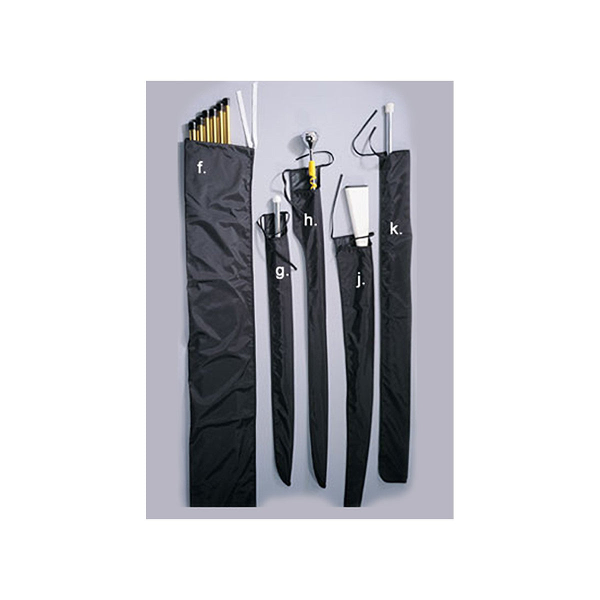 Black 48‑inch single rifle case made from heavy-duty nylon, featuring dual grab handles, adjustable padded shoulder strap, full-length zipper, and reinforced end caps—designed to securely carry one rifle