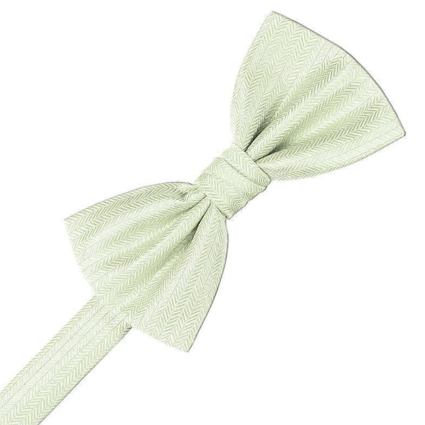 Herringbone Pre-Tied Bow Tie
