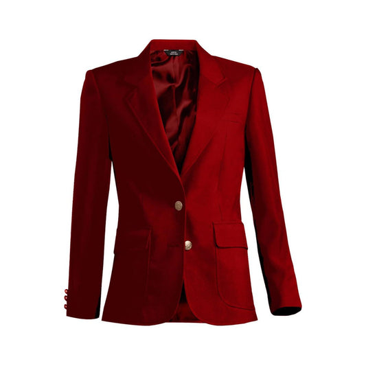 Ladies Essential Polyester Red Blazer