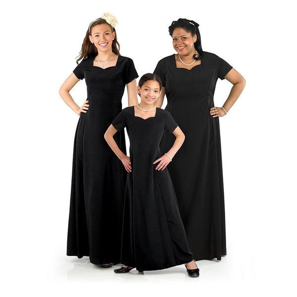 choir dresses black Denise Sweetheart Neckline Dress (Adult & Youth) – Band-Mart/Choir-Mart durable construction Maxi Dress Best Birthday NA-10.15.25AM Size:10 kids