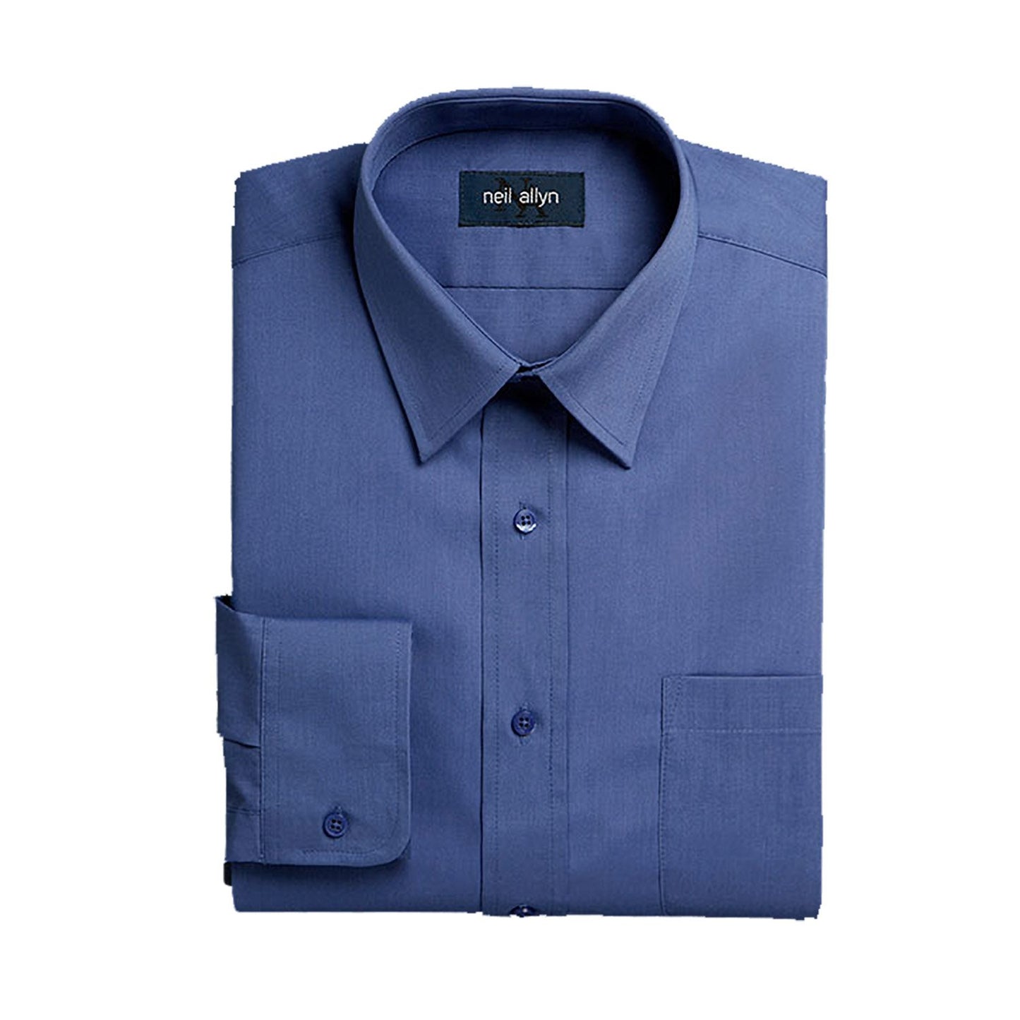 Men's & Boys Laydown Collar Shirt (White, Black, French Blue)