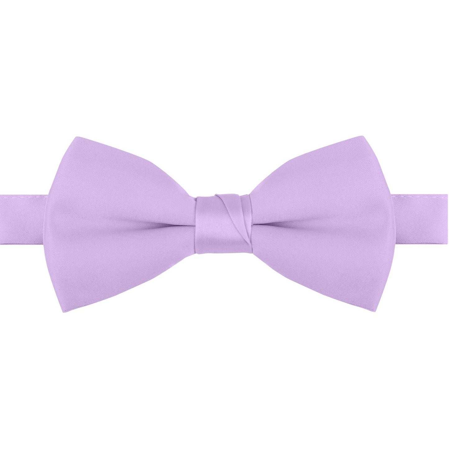 Polyester Satin Bow Tie - Banded or Clip-On - 26 Colors