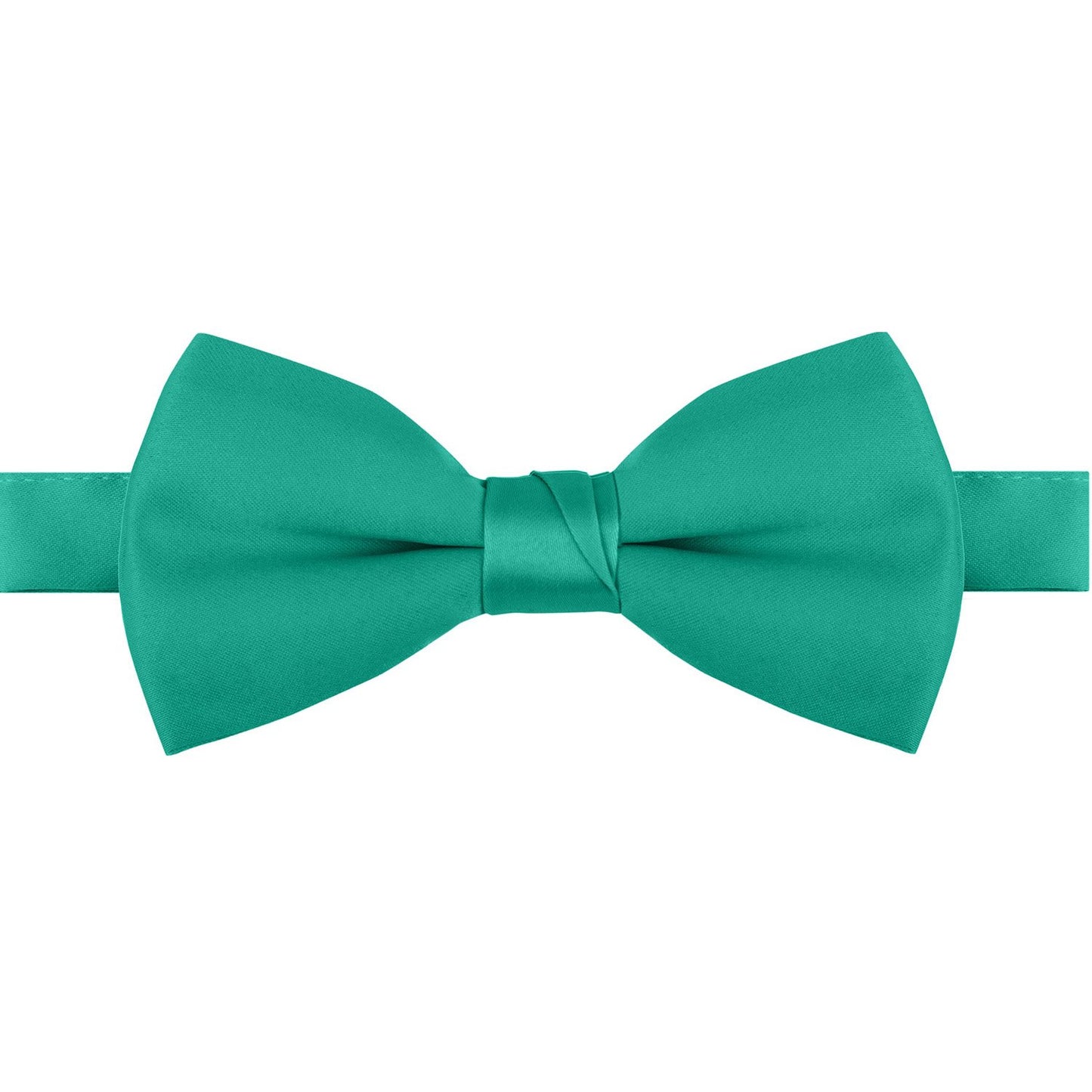 Polyester Satin Bow Tie - Banded or Clip-On - 26 Colors