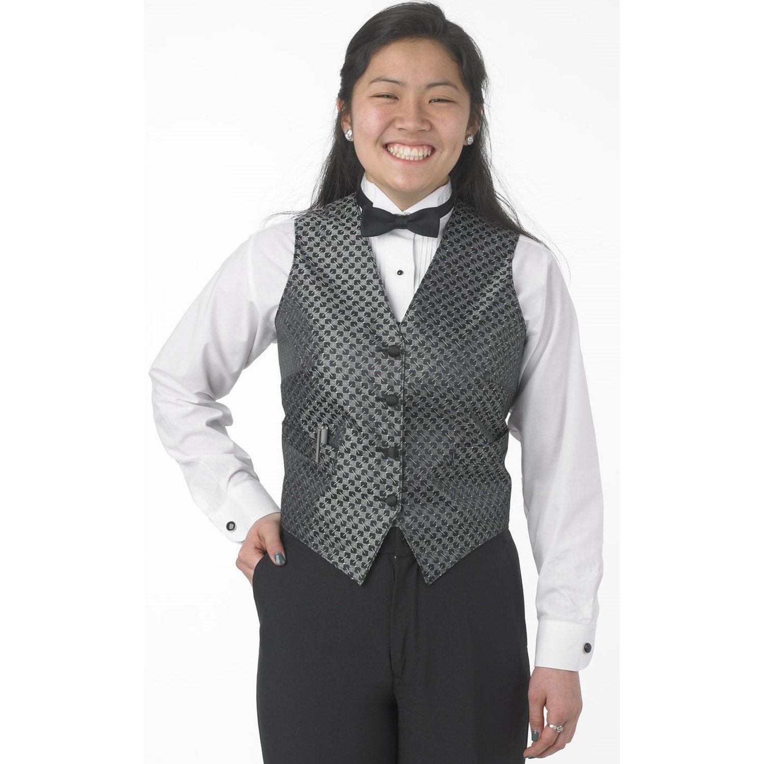 Ladies Fullback Vest- different fabrics – Band-Mart/Choir-Mart