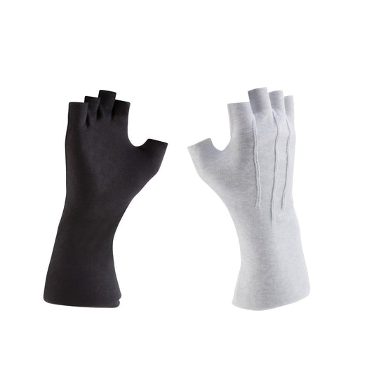 StylePlus Fingerless Long-Wrist Cotton Gloves