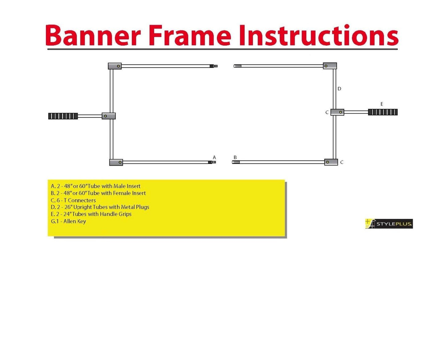 Supreme Banner Frame 8' & 10'